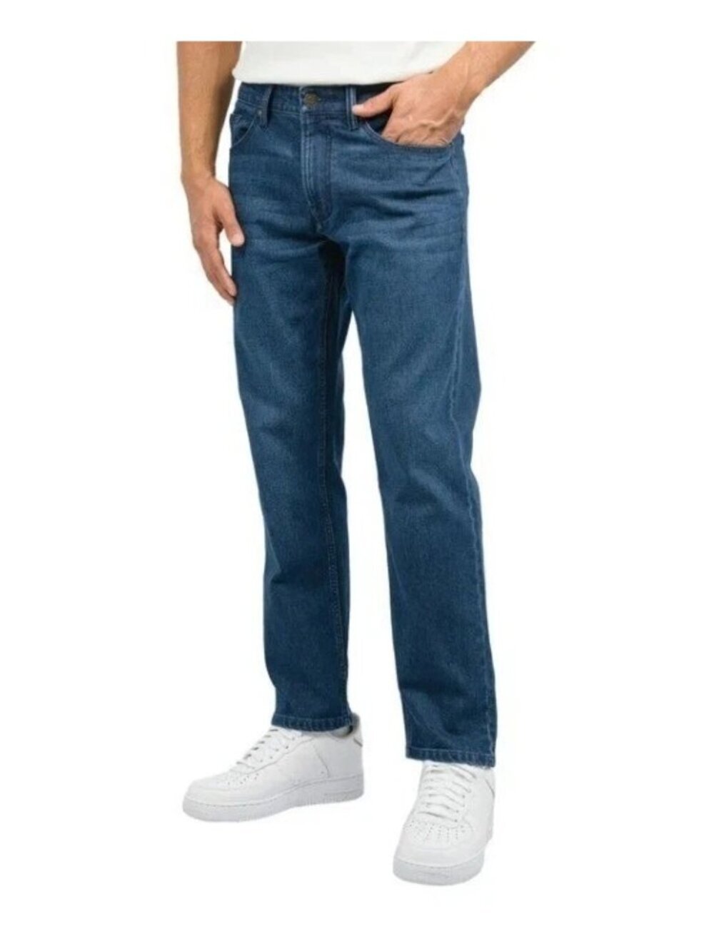 Scott Barber Men's 34x32 M Straight Fit Jeans Wash Cotton Blend